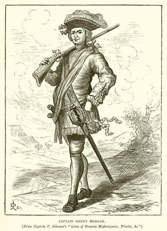 Kapitein Henry Morgan door English School