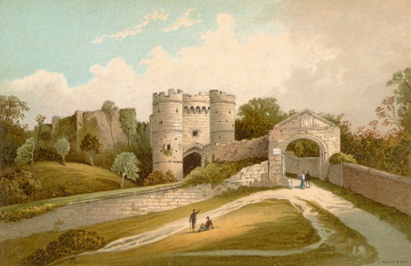 Carisbrooke Castle - Isle of Wight door English School