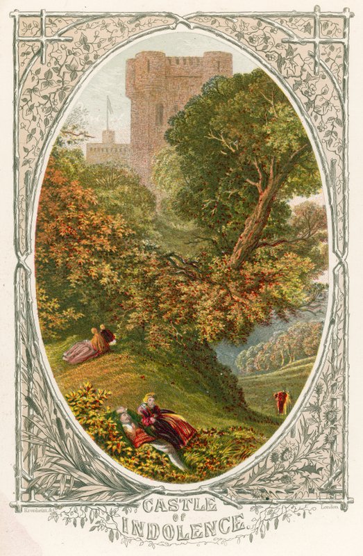 Kasteel van luiheid door English School