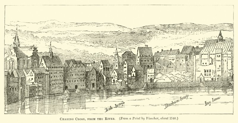 Charing Cross, vanaf de rivier door English School
