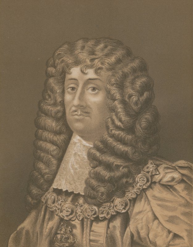 Karel II door English School