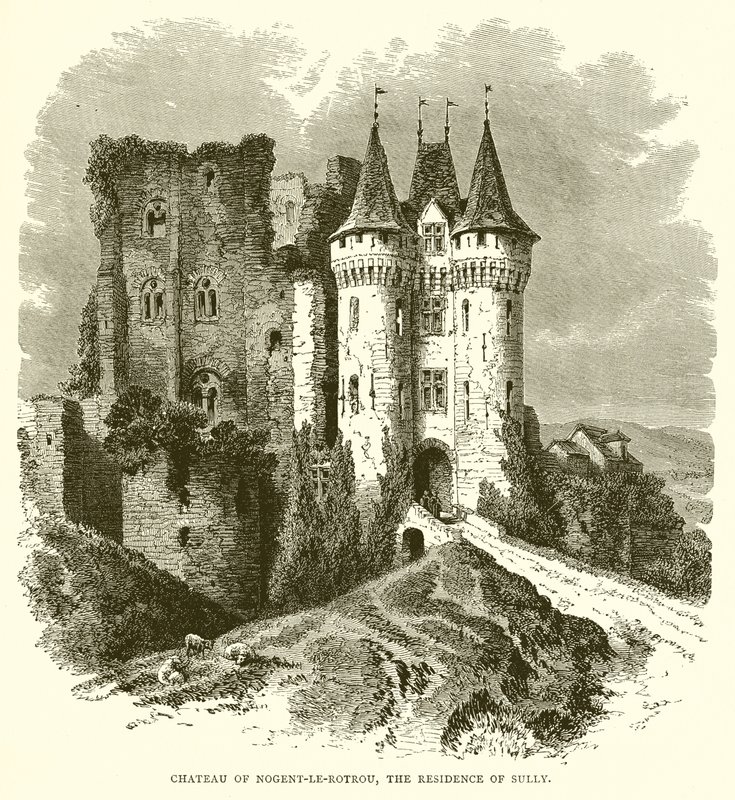 Kasteel van Nogent-le-Rotrou, de residentie van Sully door English School