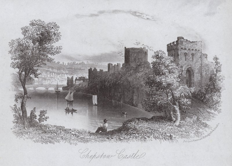 Kasteel van Chepstow door English School
