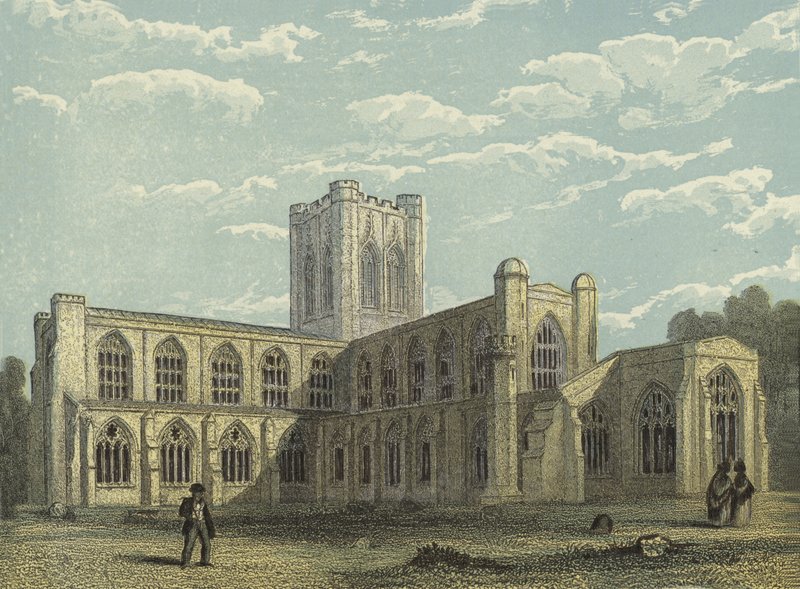 Chester Cathedral, zuidoostelijk uitzicht door English School