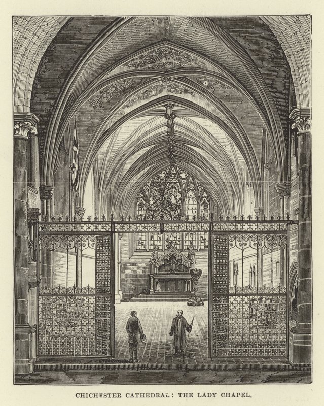 Chichester Kathedraal, de Mariakapel door English School