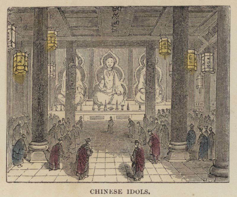 Chinese afgoden door English School
