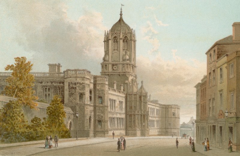 Christ Church--Oxford door English School