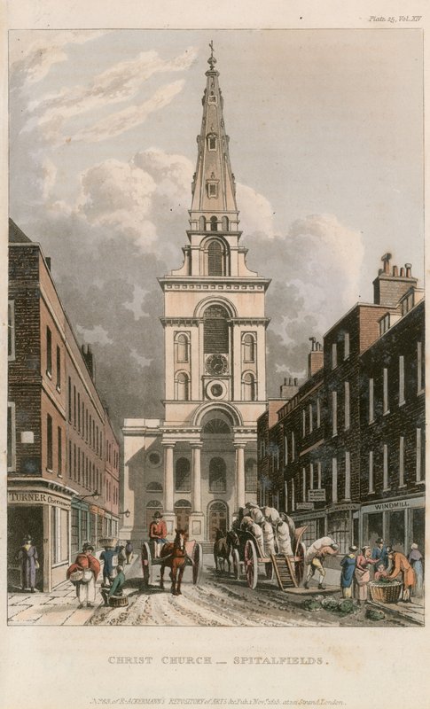 Christ Church in Spitalfields door English School