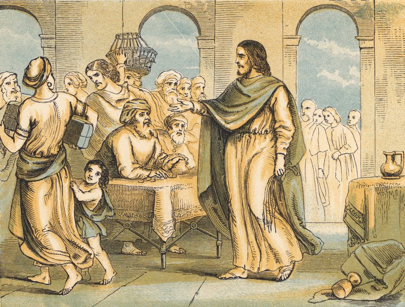 Christus reinigt de Tempel door English School