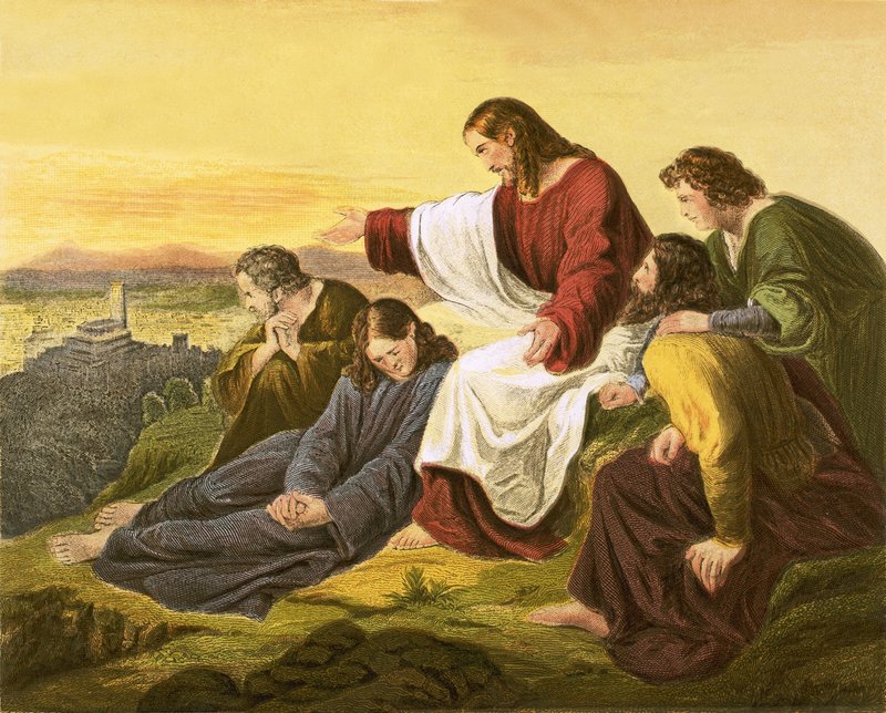 Christus Profeteert over Jeruzalem door English School
