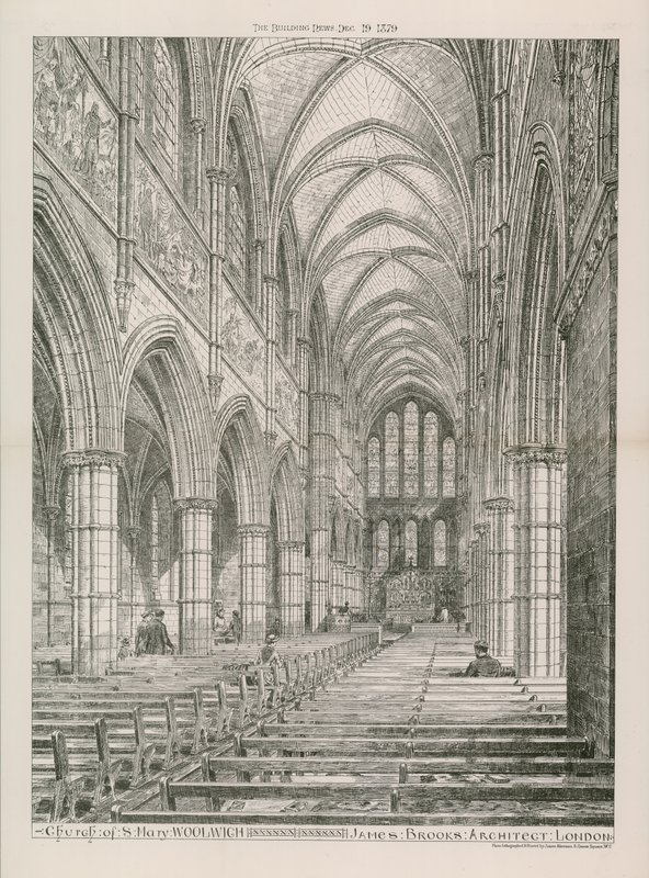 Kerk van St. Mary in Woolwich door English School