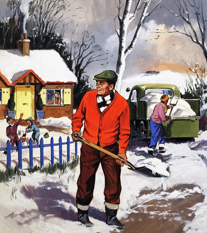 Sneeuwruimen door English School