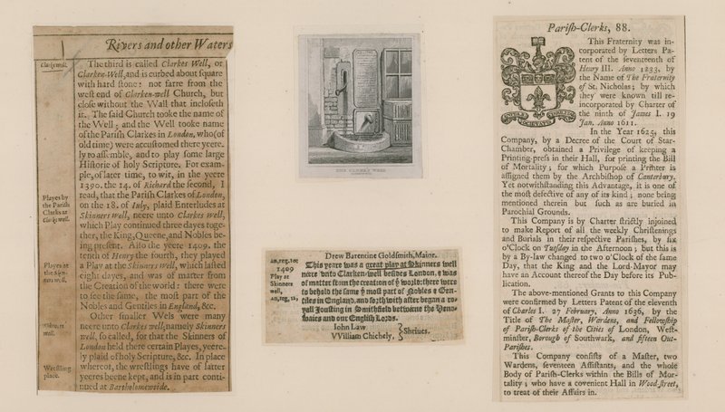 Clerks Well, Clerkenwell door English School