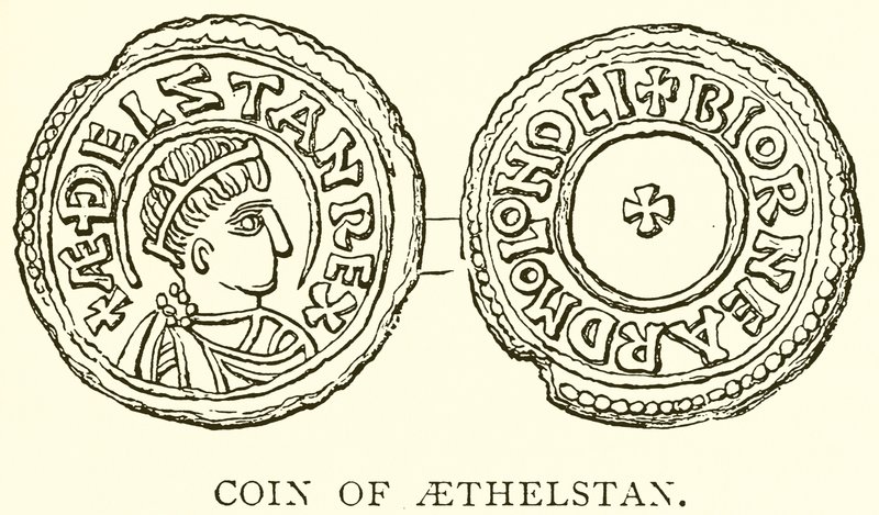 Munt van Aethelstan door English School