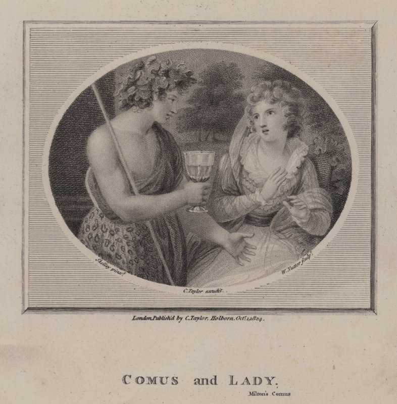 Comus en Lady door English School