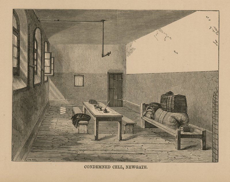 Doodscel in de Newgate Prison door English School