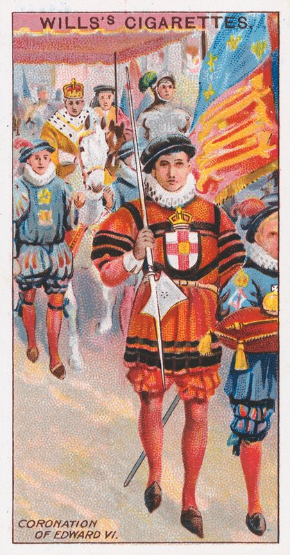 Kroning van Edward VI door English School