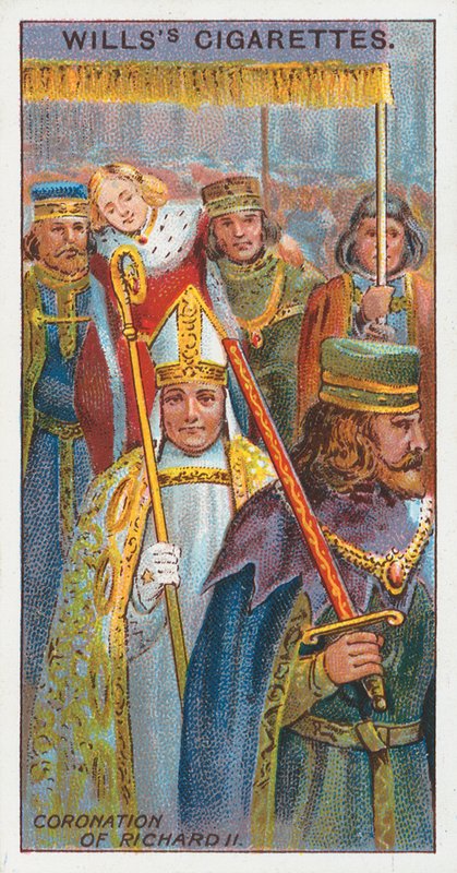 Kroning van Richard II door English School