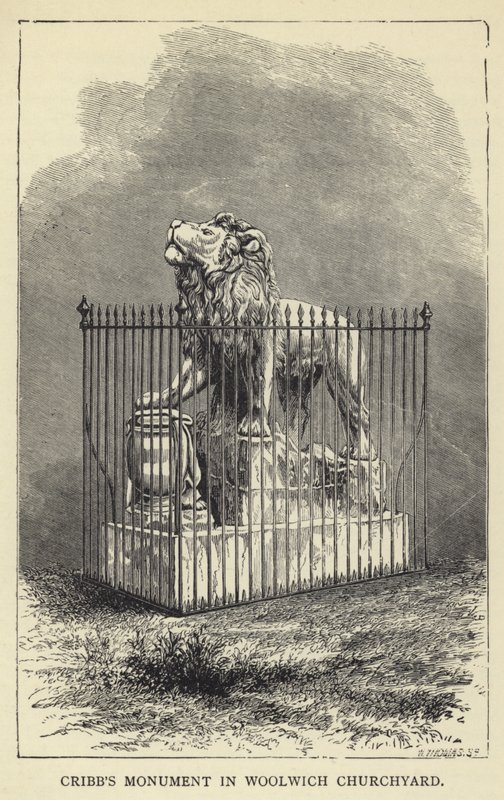 Cribbs monument op Woolwich Churchyard door English School