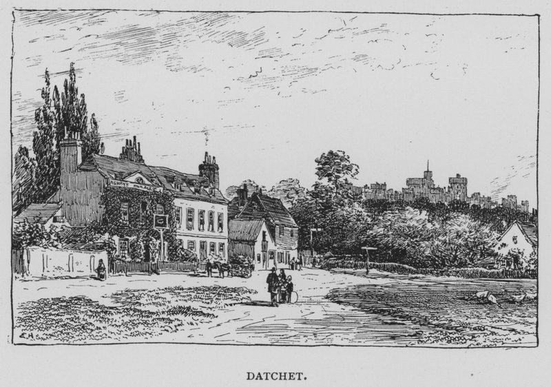 Datchet (gravure) door English School