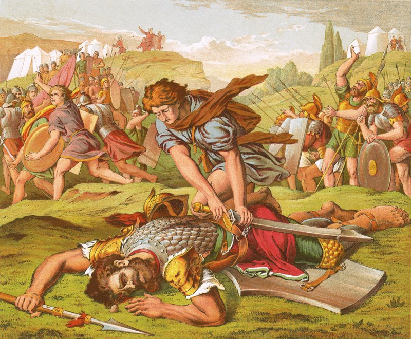 David doodt de reus Goliath door English School