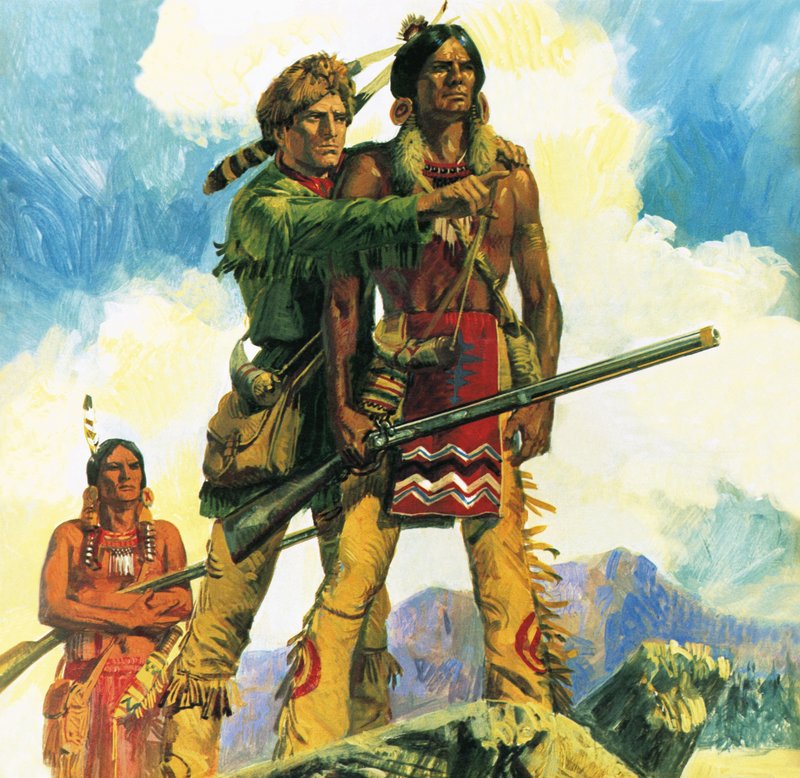 Davy Crockett door English School