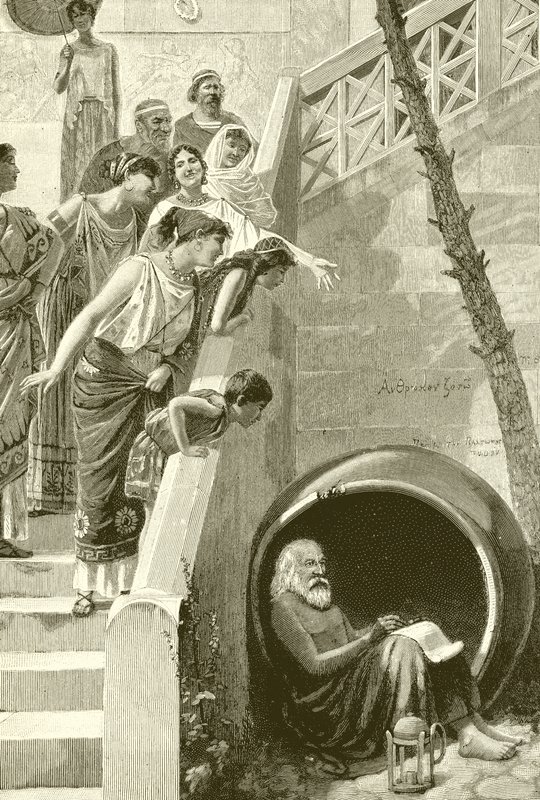 Diogenes door English School
