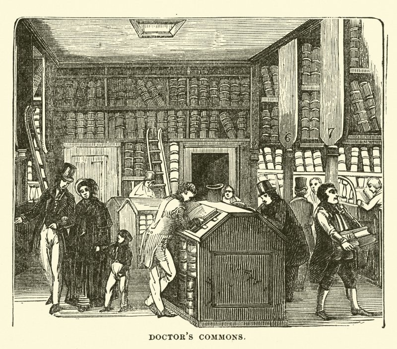 Doctors Commons door English School