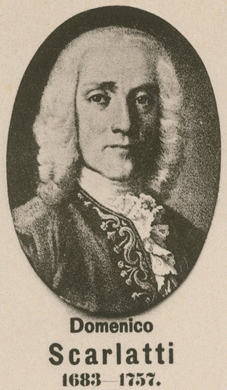 Domenico Scarlatti (gravure) door English School