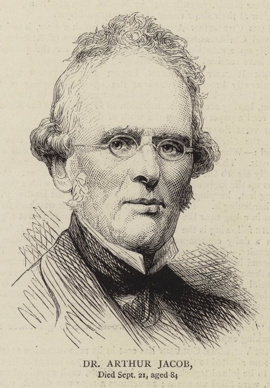 Dr Arthur Jacob door English School