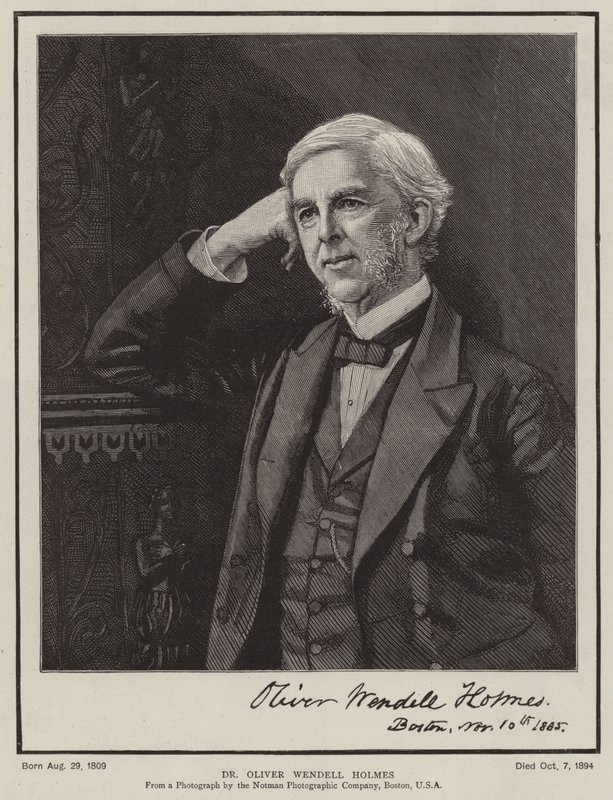Dr. Oliver Wendell Holmes door English School