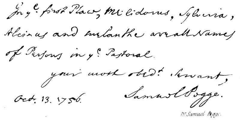 Dr Samuel Pegge door English School