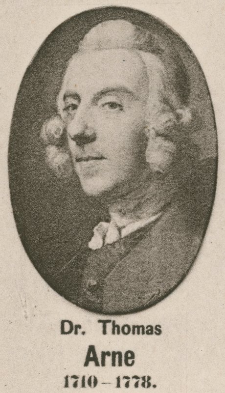 Dr Thomas Arne door English School