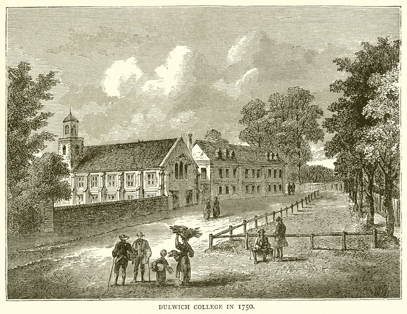 Dulwich College in 1750 door English School
