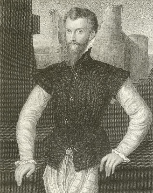Edward Courtenay, Graaf van Devonshire door English School