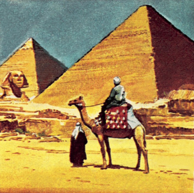 Egyptische Piramides door English School
