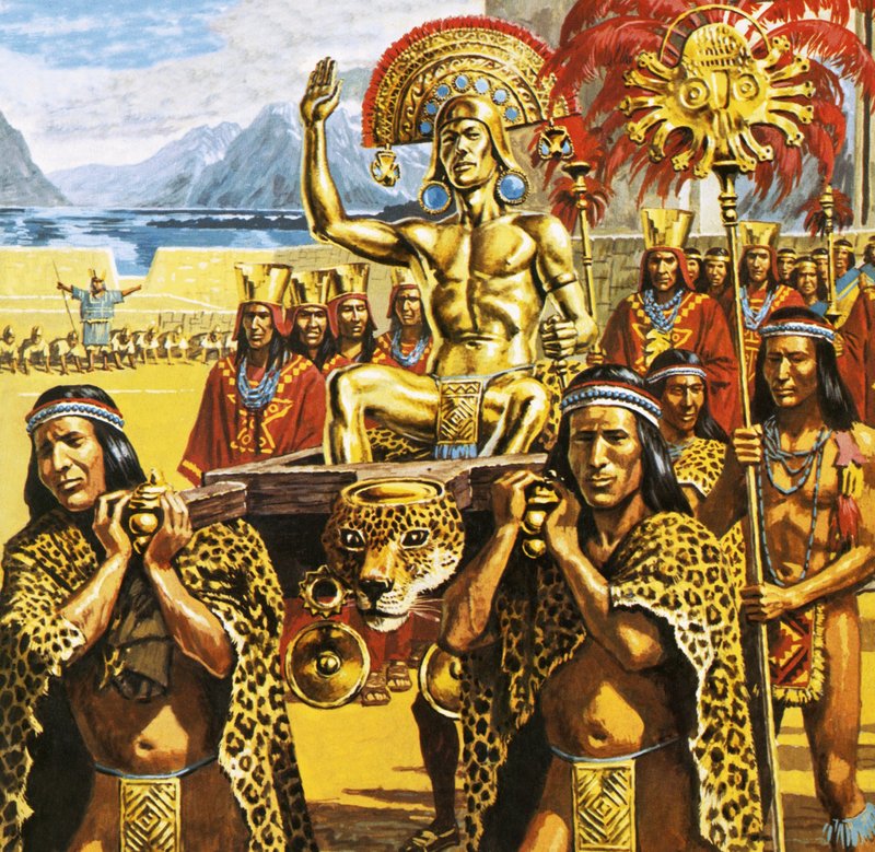El Dorado, De Gouden Man door English School