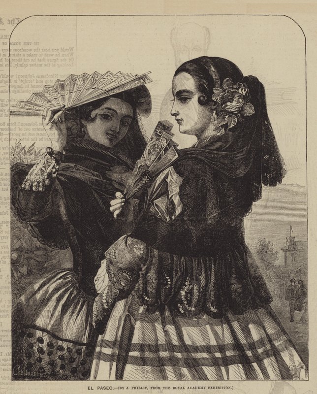 El Paseo (gravure) door English School