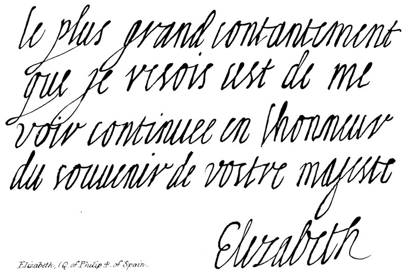 Elizabeth (Koningin van Filips IV van Spanje) door English School