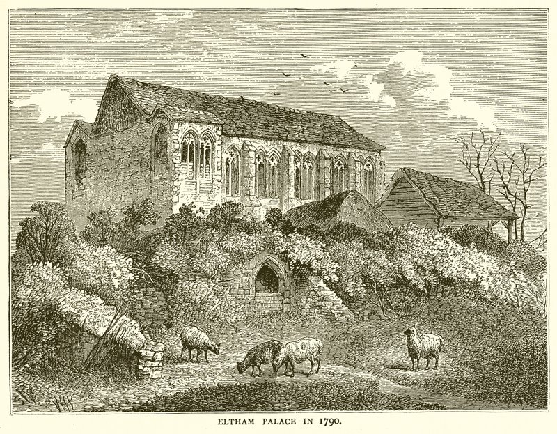 Eltham Paleis in 1790 door English School