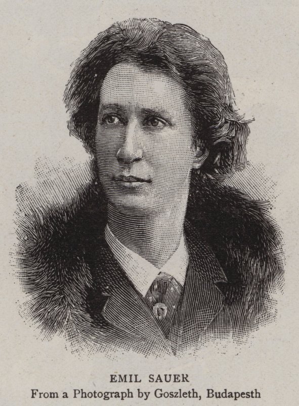 Emil Sauer door English School