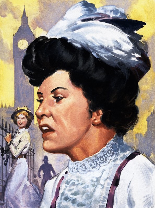 Emmeline Pankhurst door English School