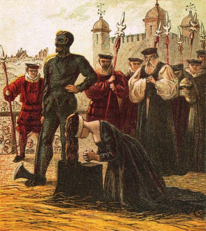 Executie van Lady Jane Grey door English School