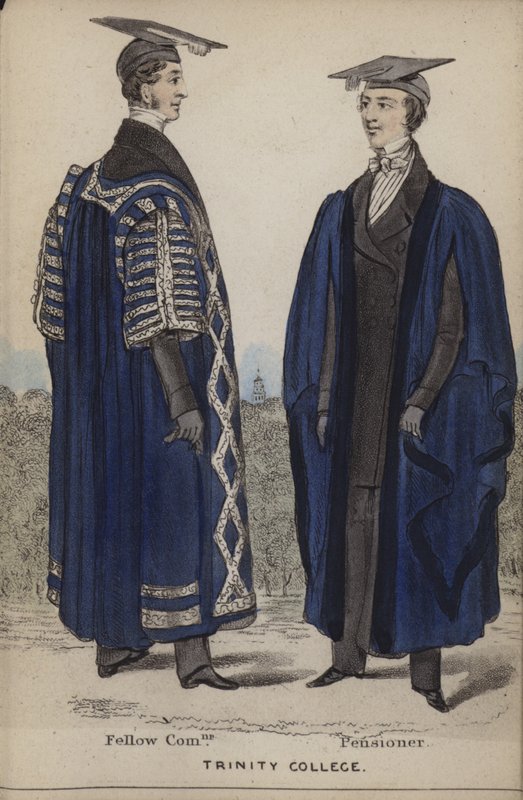 Fellow Commoner, Pensionaris, Trinity College door English School