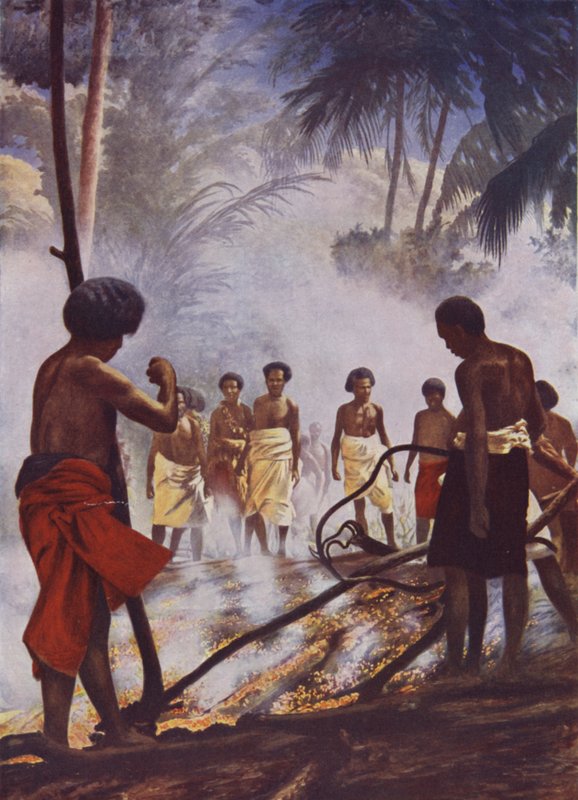 Vuurwandelen in Fiji door English School