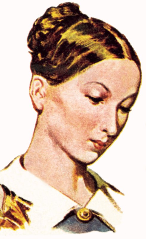 Florence Nightingale als jonge vrouw door English School
