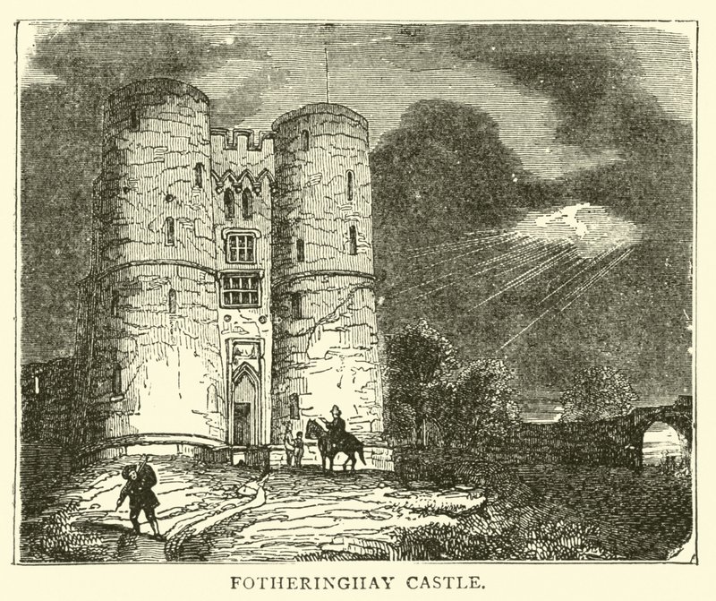 Kasteel Fotheringhay door English School