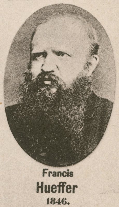 Francis Hueffer door English School