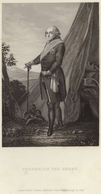 Frederik II van Pruisen door English School