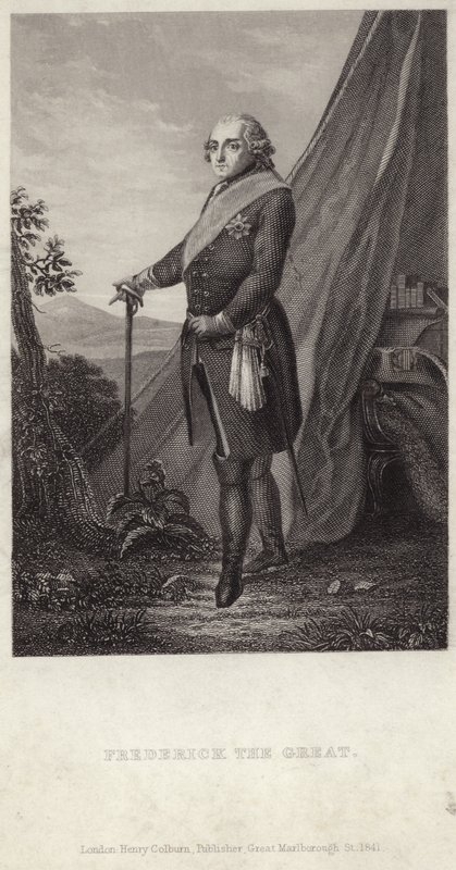 Frederik II van Pruisen door English School